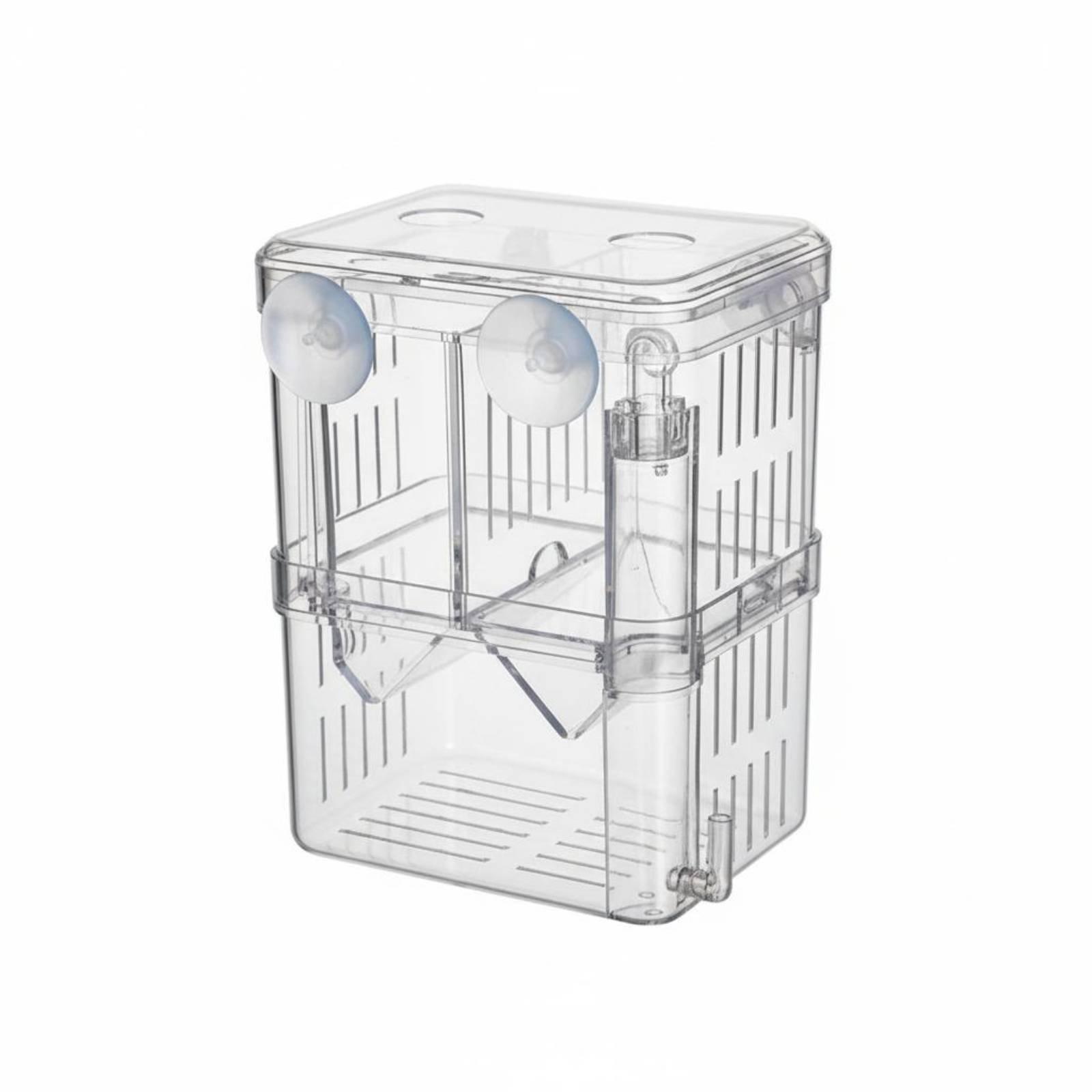 Aquarium Fish Tank - Çift Katmanlı Akvaryum Yetiştirme Tankı Yavru