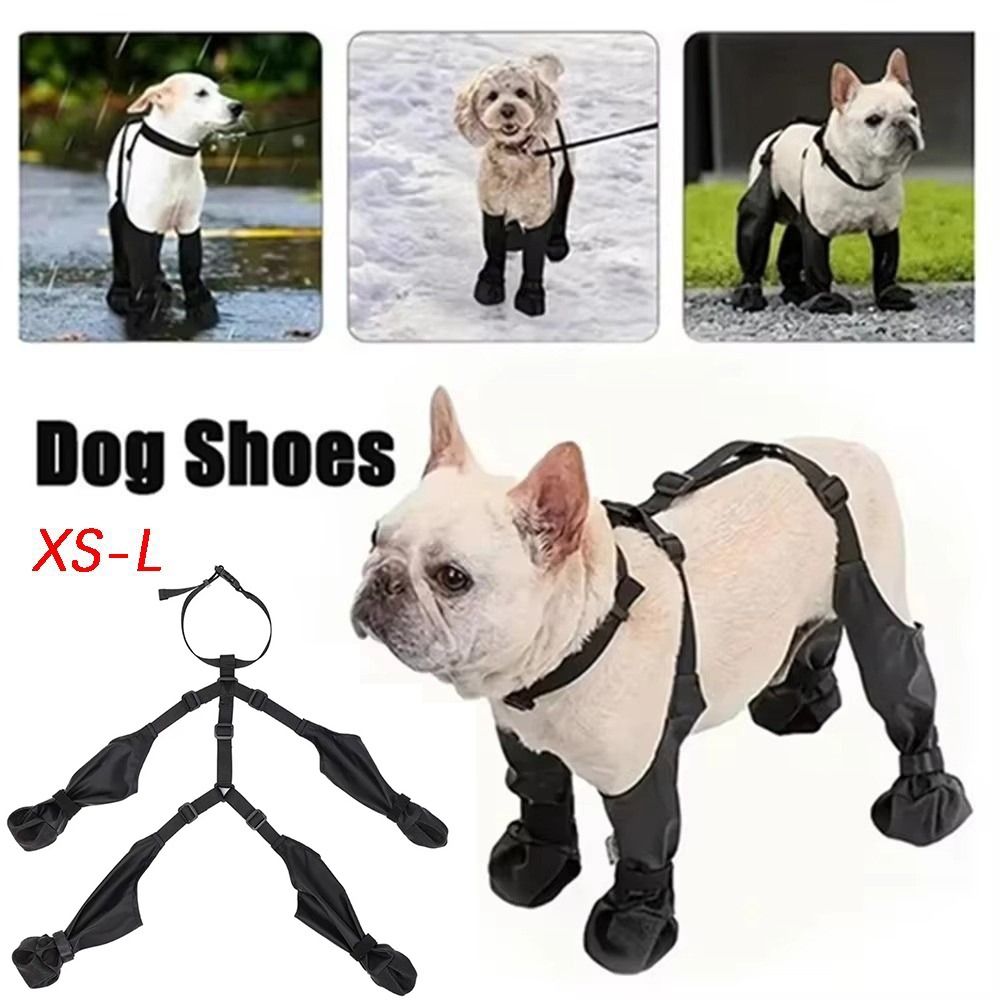 Dog Booties Paw Protector - Düşmeye Karşı Su Geçirmez Köpek Ayakkabıları