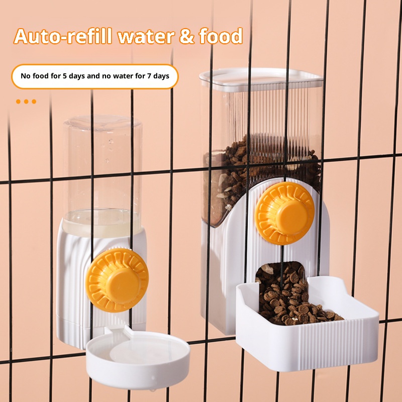 Automatic Pet Feeder - Otomatik Asılı Kedi Kafesi Su Sebili