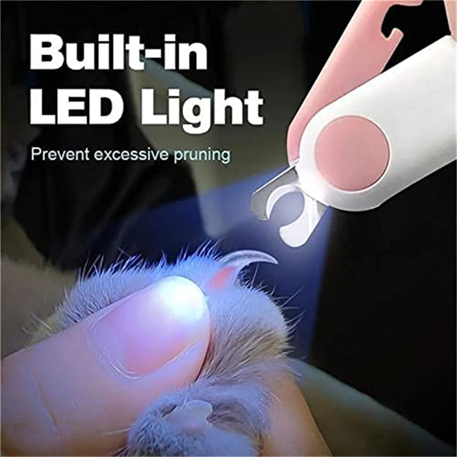 Pet Supplies Nail Trim - Profesyonel LED ışıklı kedi köpek tırnak