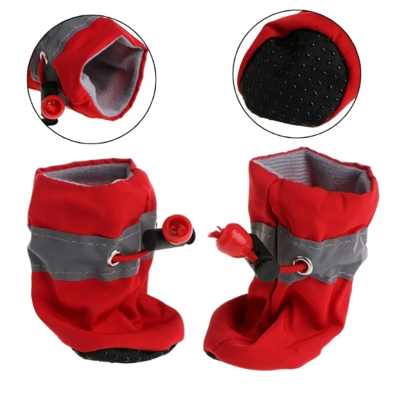 4 Adet Evcil Köpek Yağmur Botl - Dog Booties Paw Protector incelemesi ve fiyatı