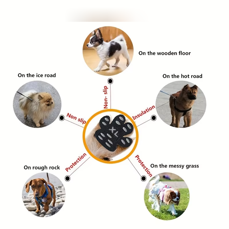 Köpek Kaymaz Pedleri Su Geçirm - Dog Booties Paw Protector incelemesi ve fiyatı