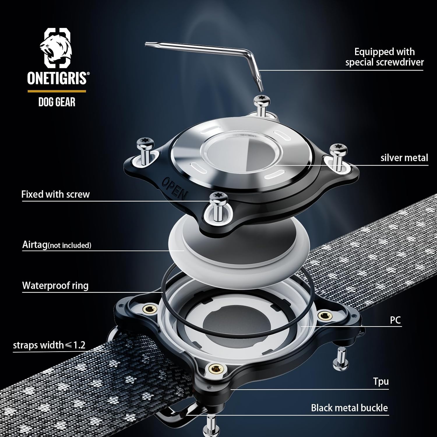 Eayburst AirTag Tutucu Kılıf K - Pet Gps Tracker Collar incelemesi ve fiyatı