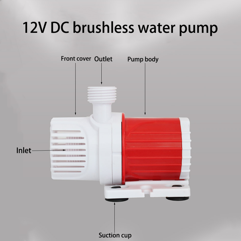 12V DC fırçasız küçük dalgıç p - Aquarium Fish Tank incelemesi ve fiyatı